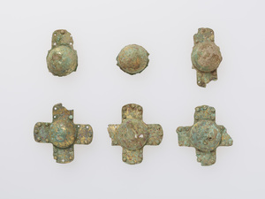 金銅製雲珠（天理塚山古墳出土）