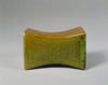 緑褐釉枕