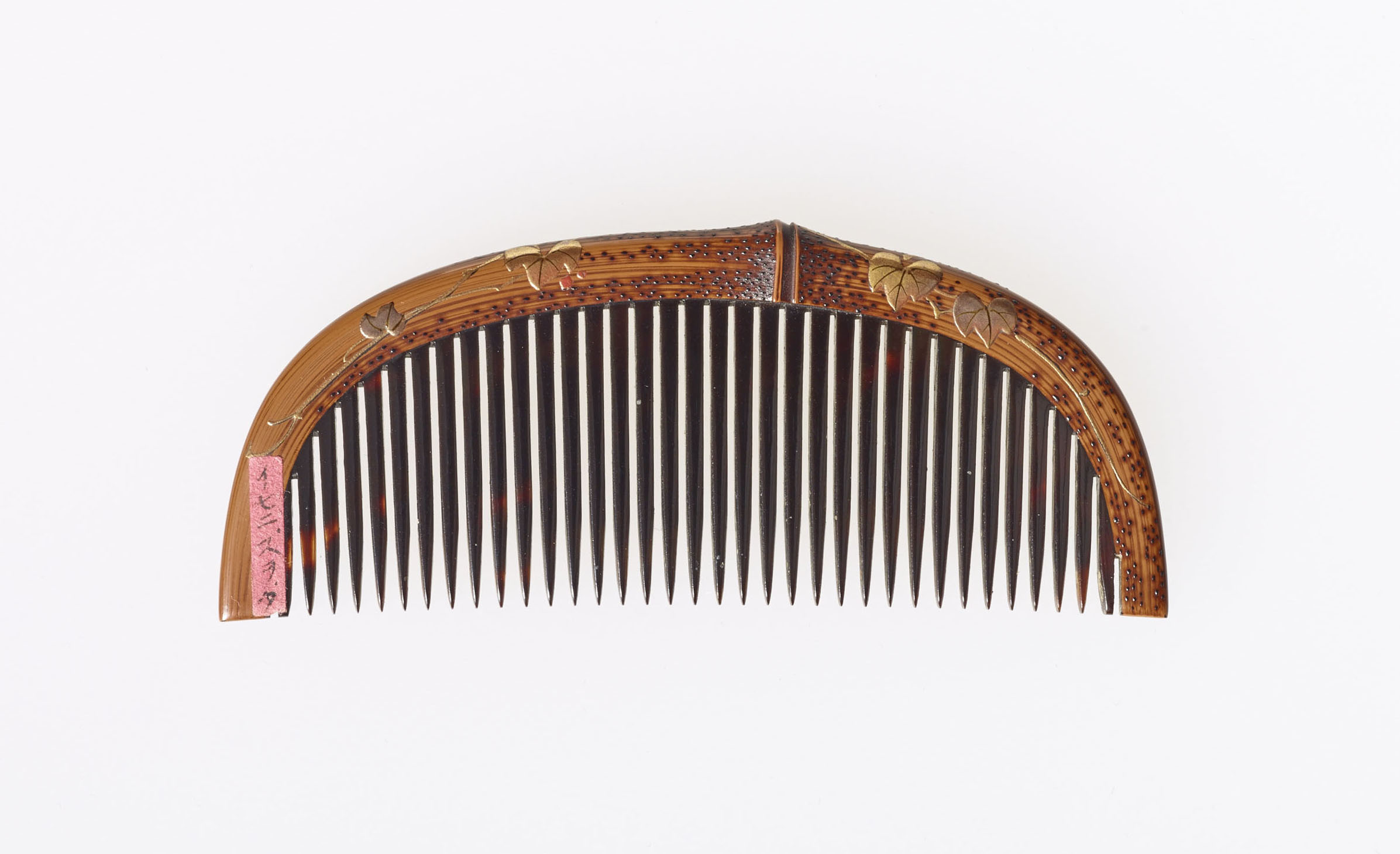 京都花街 時代物 鼈甲•玳瑁 櫛 1800's