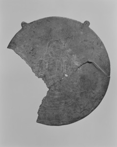 女神鏡像（奈良県金峯山経塚出土）