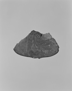 鏡像断片（唐草文八稜鏡）（奈良県金峯山経塚出土）