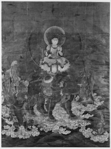 文殊五尊像　醍醐寺本模写_1