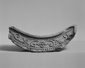 宝相華唐草文軒平瓦（伝京都府石清水八幡宮出土）_1