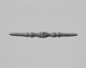 Tokkosho (Halberd with single prongs at both ends), (Excavated presumably from sutra mound at Nagato-Ichinomiya, Yamaguchi)_2