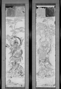 吉祥天像厨子絵　東京藝術大学本模写（その６．広目天）_1