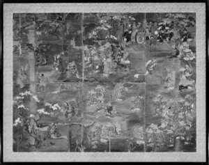 延年舞図　北野天満宮本模写_1