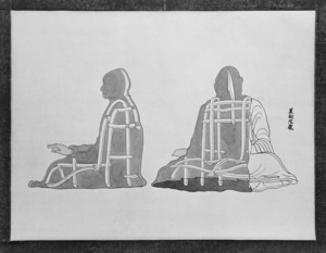 法隆寺夢殿行信僧都切開図_1