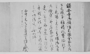金岡東庄相論関係文書（額安寺文書のうち）_1