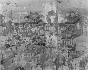 平等院鳳凰堂壁画模写　仏後壁画（阿弥陀浄土図）_8