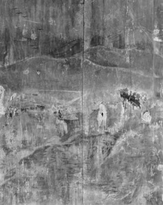 平等院鳳凰堂壁画模写　下品上生図　右扉_4