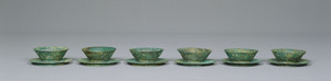 Rokki (Set of six bowls), (Excavated presumably from sutra mound at Nagato-Ichinomiya, Yamaguchi)