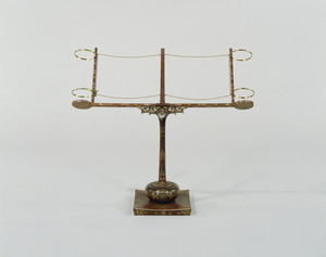 Red Sandalwod Scroll Stand with Gold and Silver Painting (Reproduction)_1