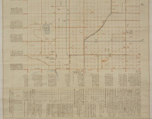 北浦定政考証塚田武馬写　平城宮大内裏跡坪割之図_2