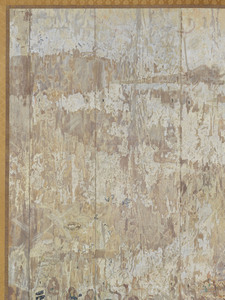 平等院鳳凰堂壁画模写　上品上生図（阿弥陀来迎図）左扉_2