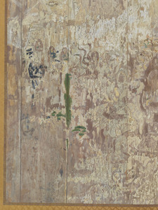 平等院鳳凰堂壁画模写　上品上生図（阿弥陀来迎図）左扉_5