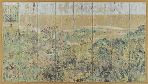 平等院鳳凰堂壁画模写　中品中生図