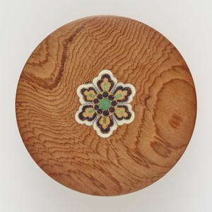 花文木画合子　木内省古作（木内家三代資料のうち）_2