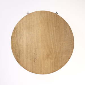 Round Plaque with Inlay Design of Bush Clovers_1