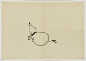 図案（瓢箪雲板）（木内家三代資料のうち）