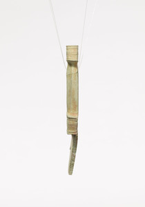 Hoe-shaped stone bracelet (Objects from Hokuwajōnan tumulus, Excavated from Northern Nara or Southern Kyoto)_6