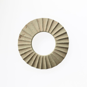 Wheel-shaped stone (Objects from Hokuwajōnan tumulus, Excavated from Northern Nara or Southern Kyoto)_0