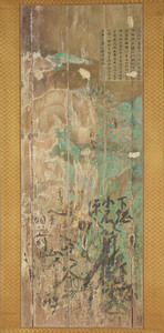 平等院鳳凰堂壁画模写　上品下生図　左扉