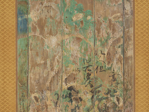 平等院鳳凰堂壁画模写　上品下生図　右扉_3