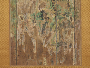 平等院鳳凰堂壁画模写　上品下生図　右扉_4