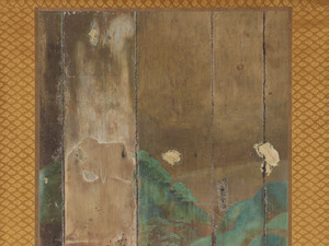 平等院鳳凰堂壁画模写　上品中生図　左扉_1