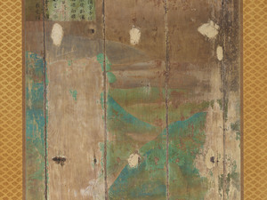 平等院鳳凰堂壁画模写　上品中生図　右扉_2