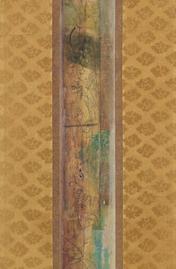 平等院鳳凰堂壁画模写　上品中生図　落書_4