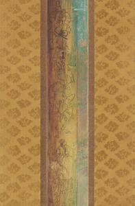 平等院鳳凰堂壁画模写　上品中生図　落書_6