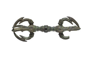 Gilt-bronze Five-pronged Vajra Pestle_2