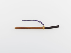 紫檀把牟久木鞘金銅荘刀子（正倉院宝物模造）_1