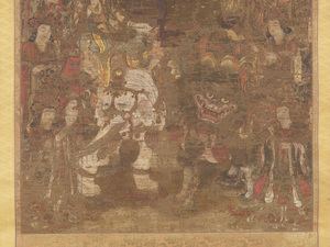 Śākyamuni with the Four Great Bodhisattvas and the Ten Rākṣasis_4