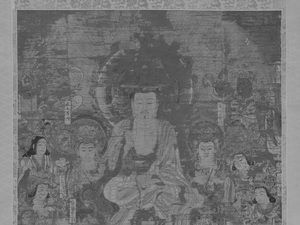 Śākyamuni with the Four Great Bodhisattvas and the Ten Rākṣasis_5